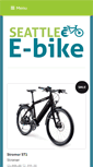Mobile Screenshot of electricbikeseattle.com
